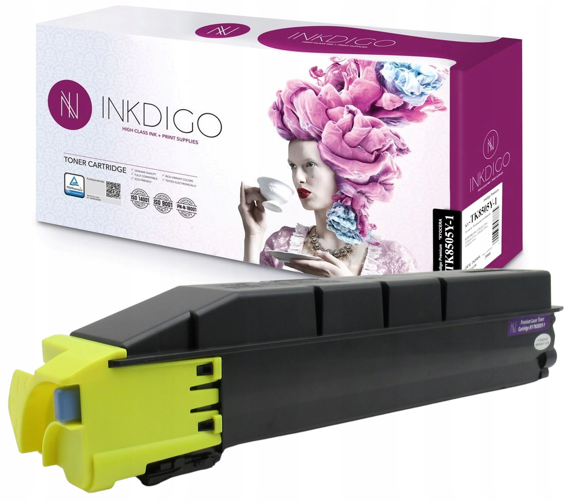Toner Inkdigo do Kyocera Tk 8505 Yellow TK8505Y