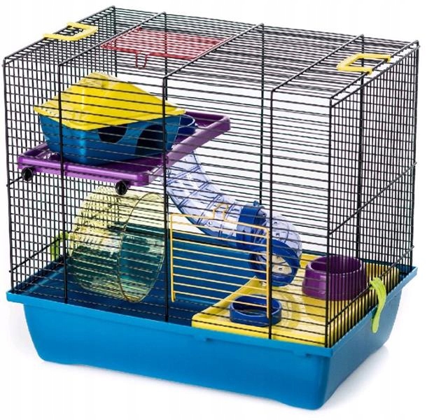 Levně Klec hlodavec Gino I Color +tuba 43 x 28 x 38 cm