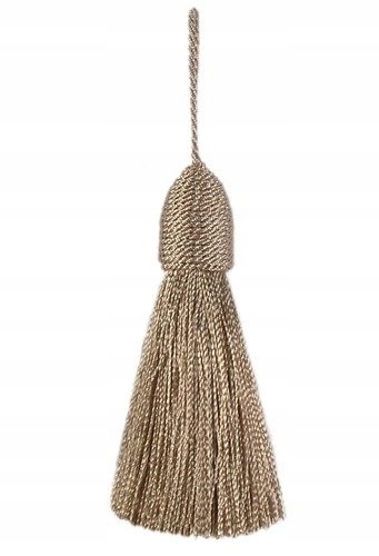 Chvost ozdobný 85mm/10 Ks pískový PE-03 KY-05