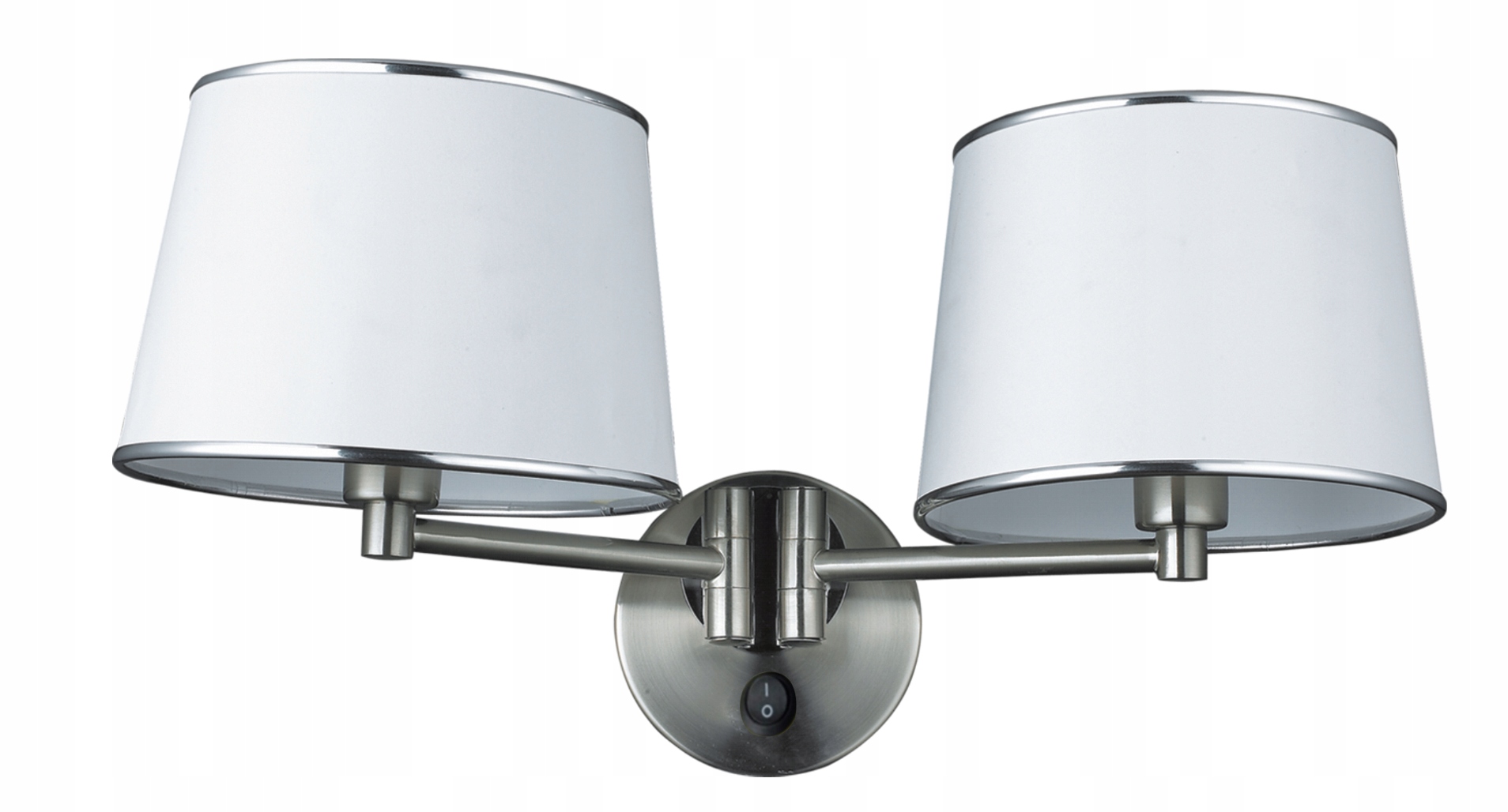 Saténové nástenné svietidlo 2X40W E14 Ibis Candellux