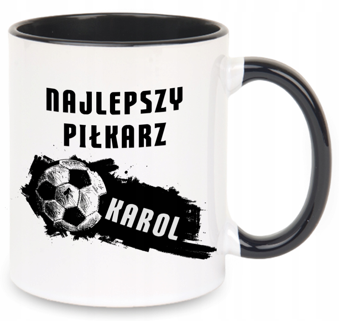 

Kubek Piłkarz Piłka Nożna ceramika