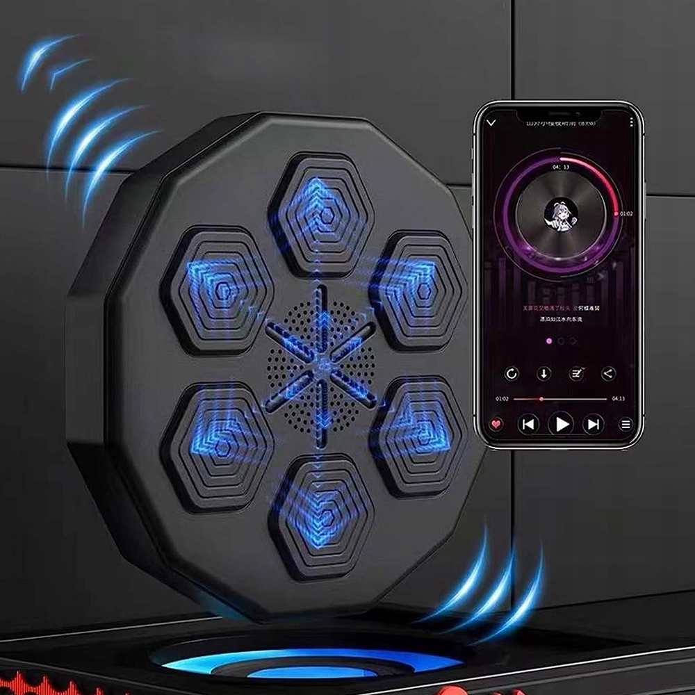 ELEKTRONICZNA TARCZA BOKSERSKA Z MUZYKI BLUETOOTH Marka bez marki