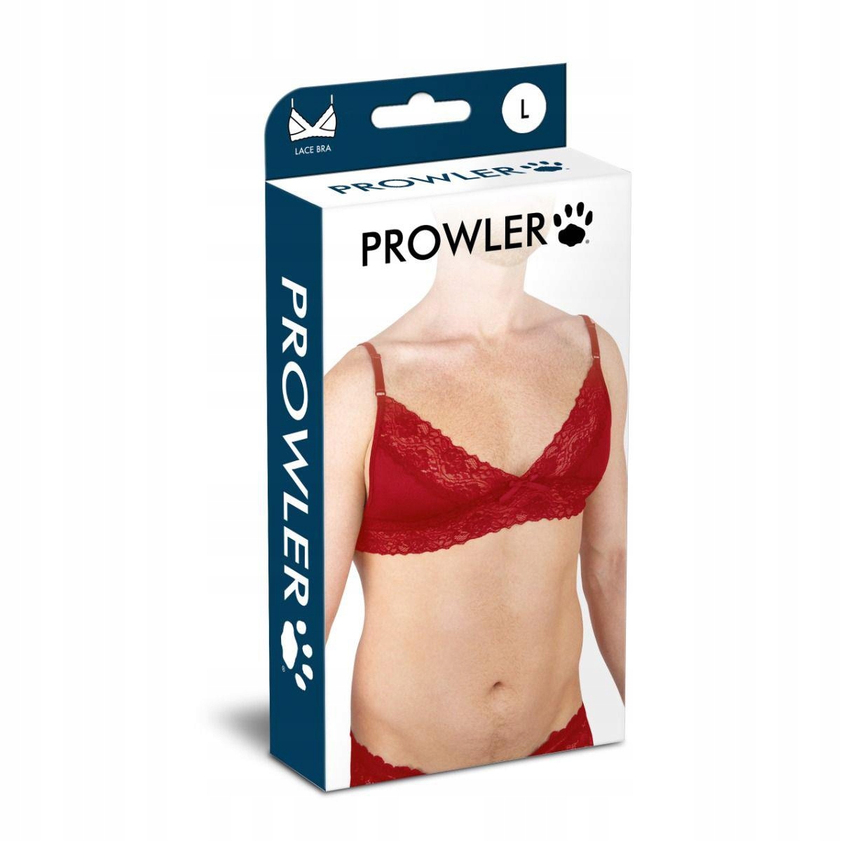 Červená krajková podprsenka Prowler, velikost S