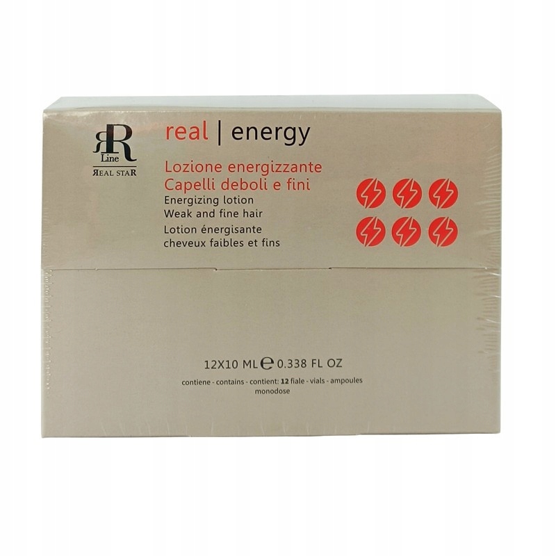 Rr Real Energy Posilující kúra pro oslabené vlasy ampulky 12x10 ml