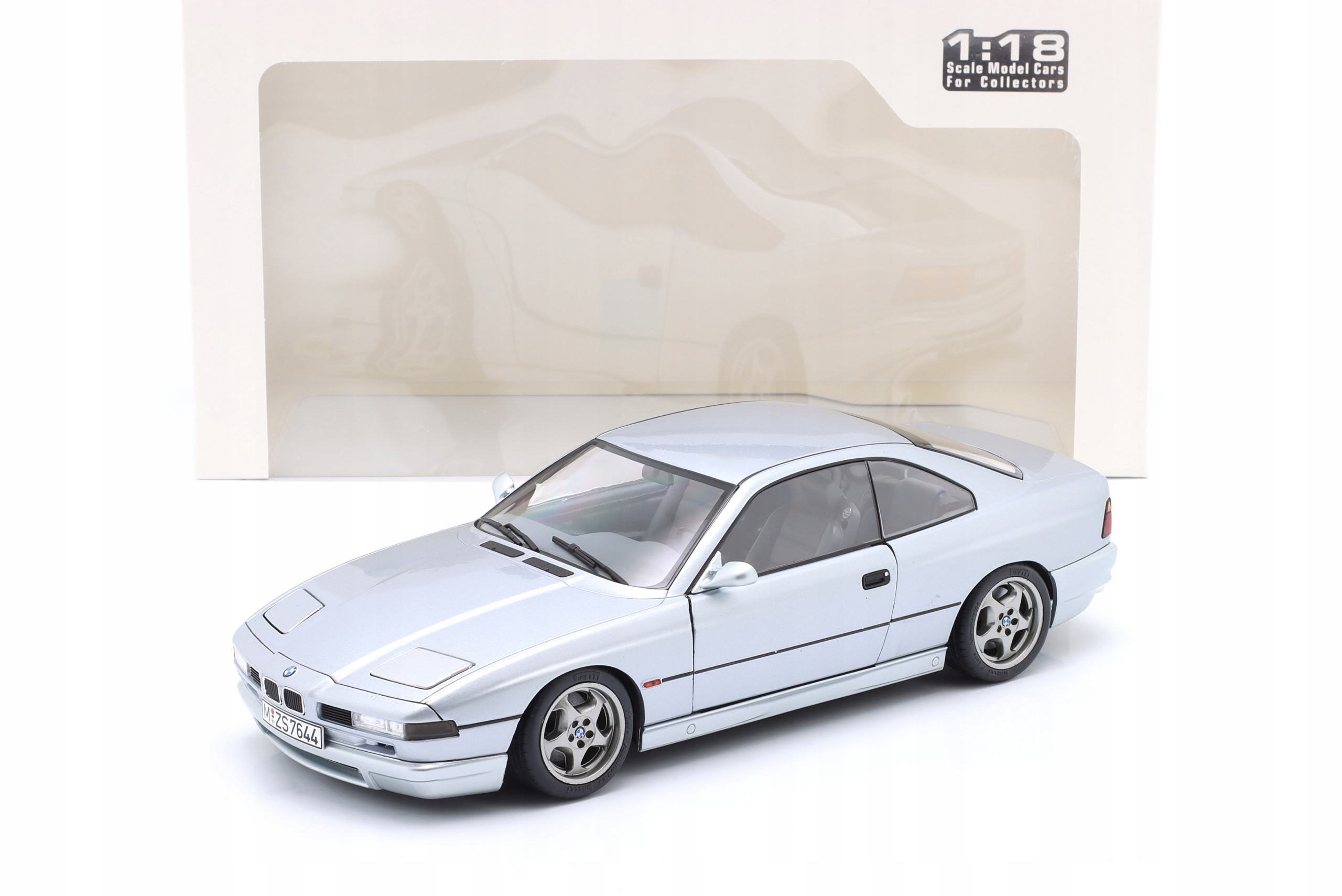 Solido Bmw 850 CSi (E31) 1992 Arctic Silver 1:18