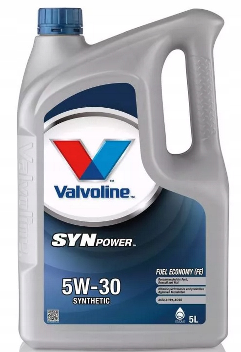 Olej Valvoline Synpower Fe 5W30 5L Sl/cf A1/B1 A5/B5 RN700 WSSM2C913A/B/C/D