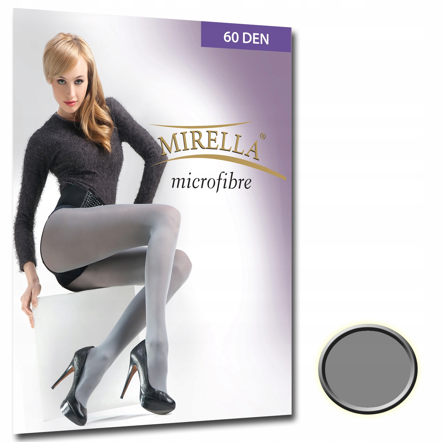 

Mirella Rajstopy microfibra 60 den 5/XXL Grigio