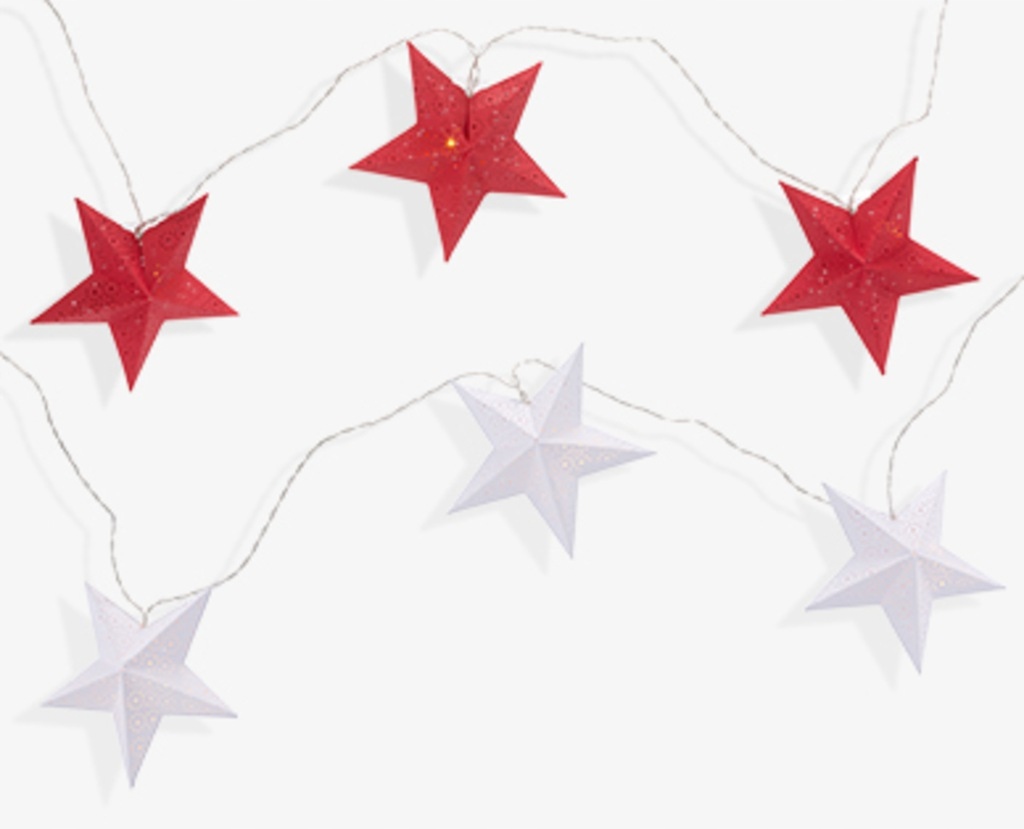 GWIAZDKI LED 10 SZTUK ŁAŃCUCH 3m 4 kolory OZDOBA Rodzaj iluminacji inny