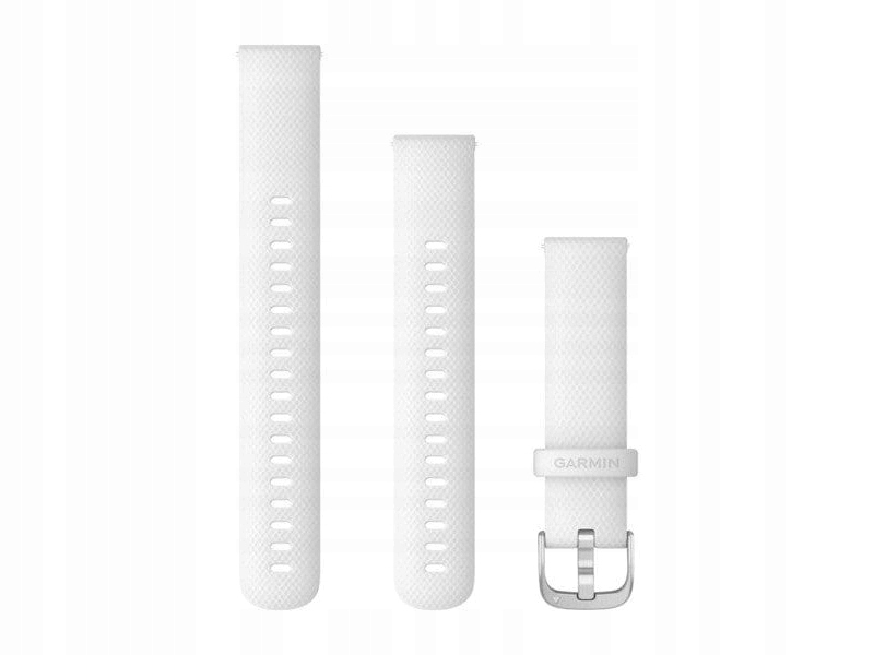 Pasek do Garmin Venu 2S/Forerunner 255S QuickFit 18 Biały