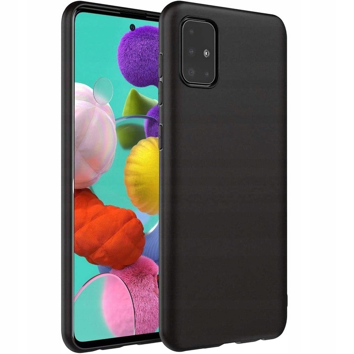 

Etui Matowe Slim do Samsung Galaxy A71 Szkło 9H