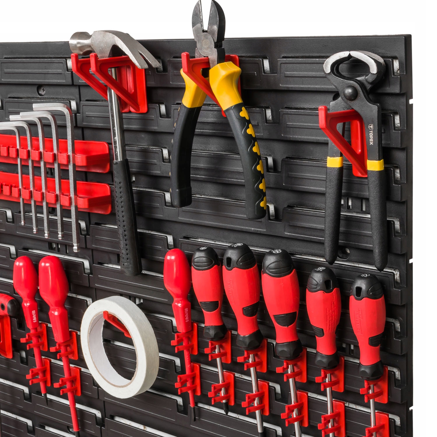 Tablica narzędziowa organizer ścienny 1544 x 780 Cechy dodatkowe możliwość zawieszenia na ścianie