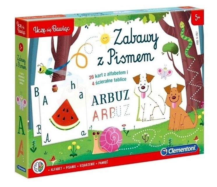 

Uczę się bawiąc Zabawy z pismem 60950 Clementoni