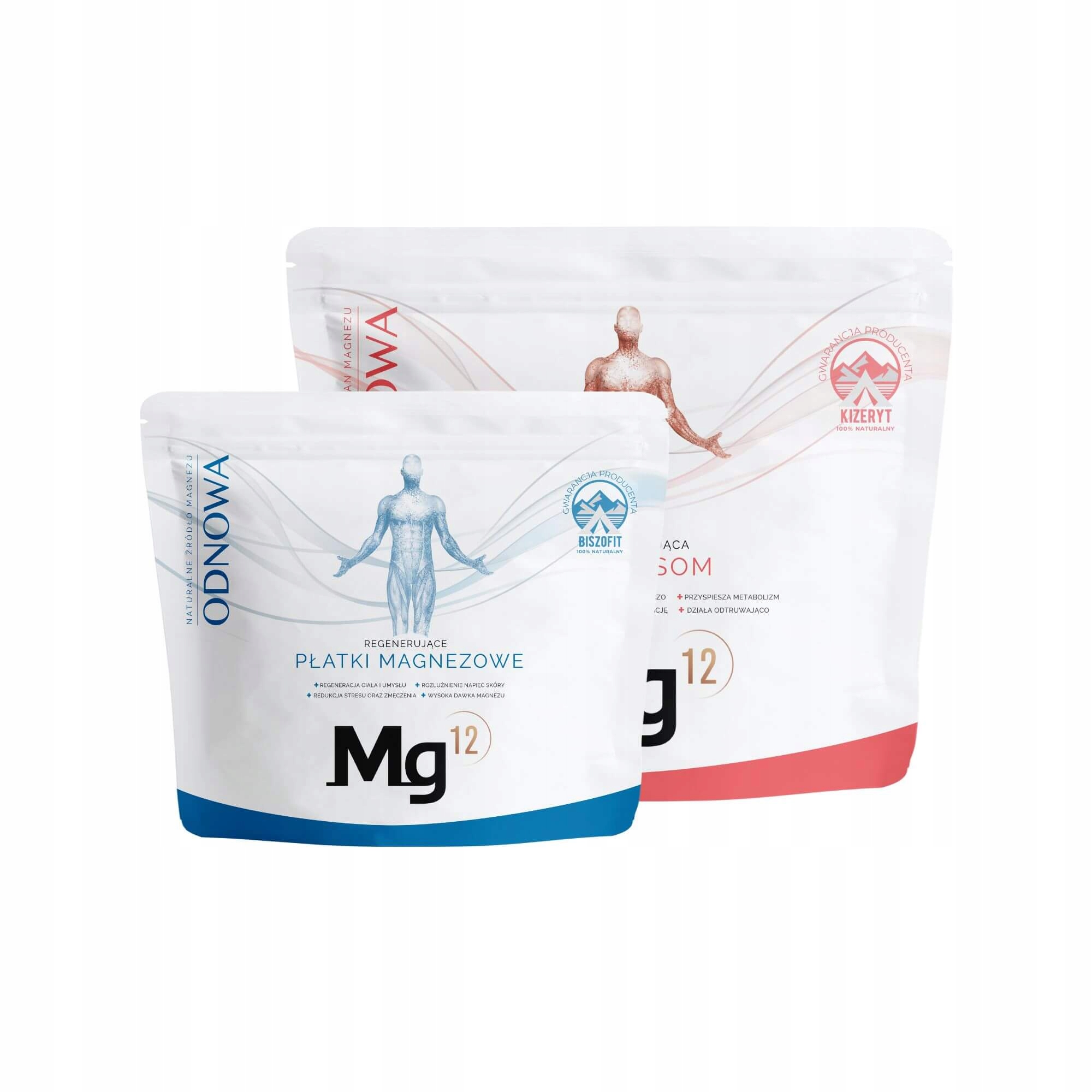 Sada: Chlorid hořečnatý Bišofit 1 kg Síran hořečnatý Epsom 4 kg