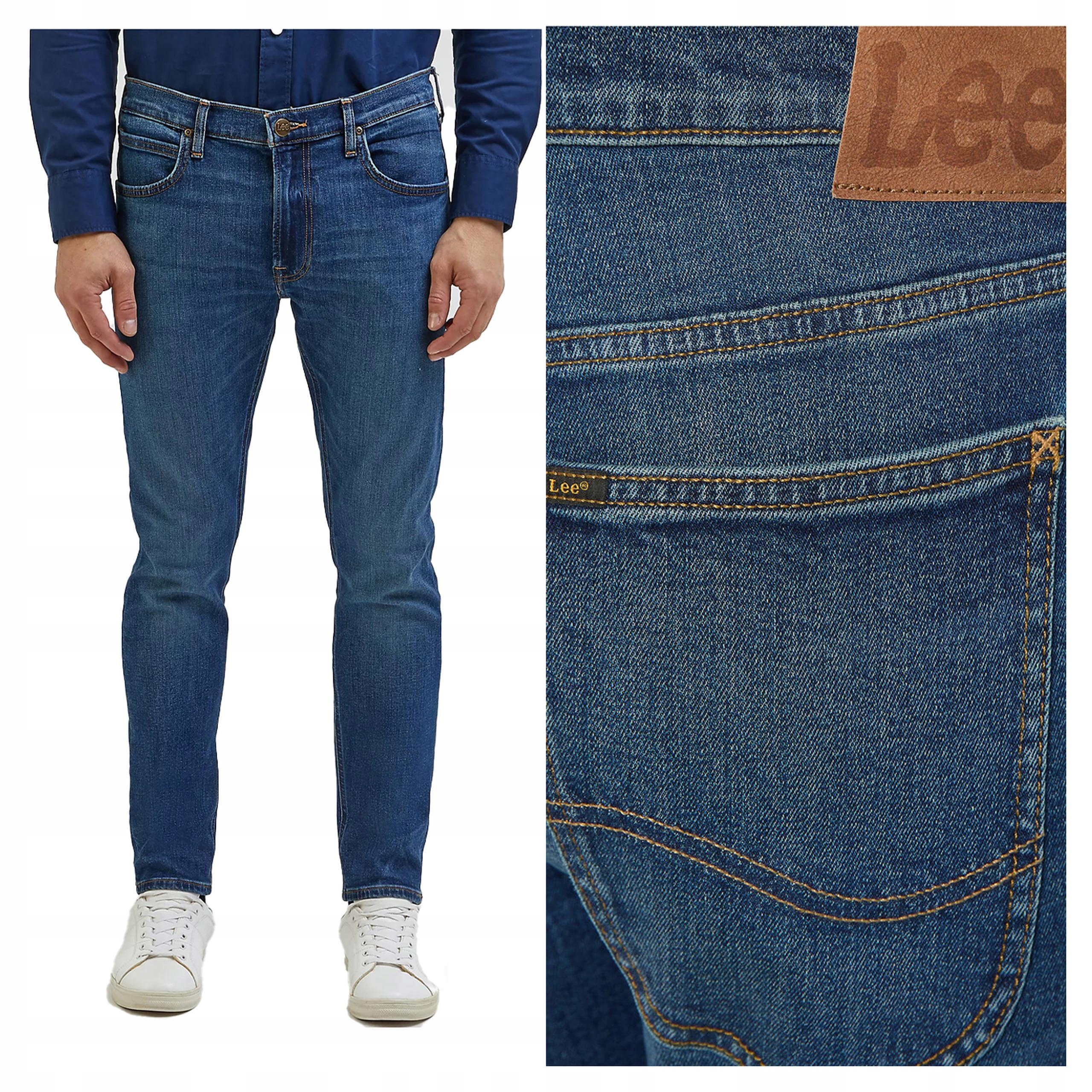 Lee Luke Pánské džíny Slim Fit Přiléhavé džíny W32 L32