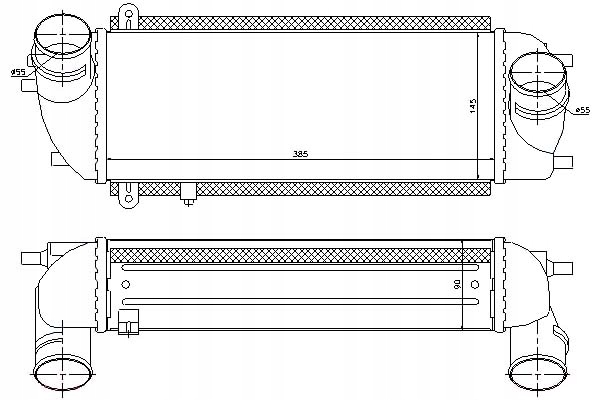 NISSENS INTERCOOLER Producent części Nissens