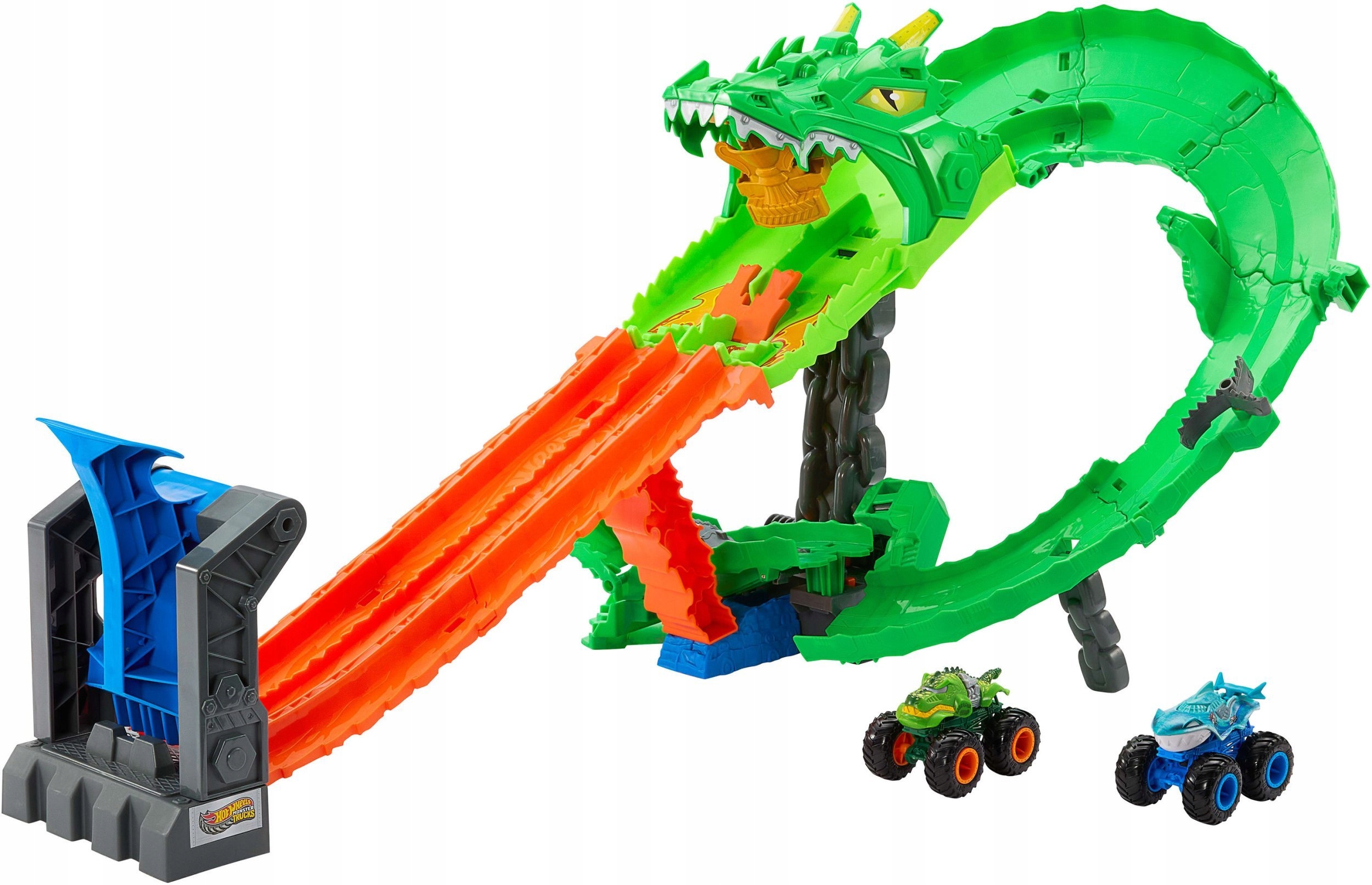 HOT WHEELS Monster Trucks Smoczy Wyścig