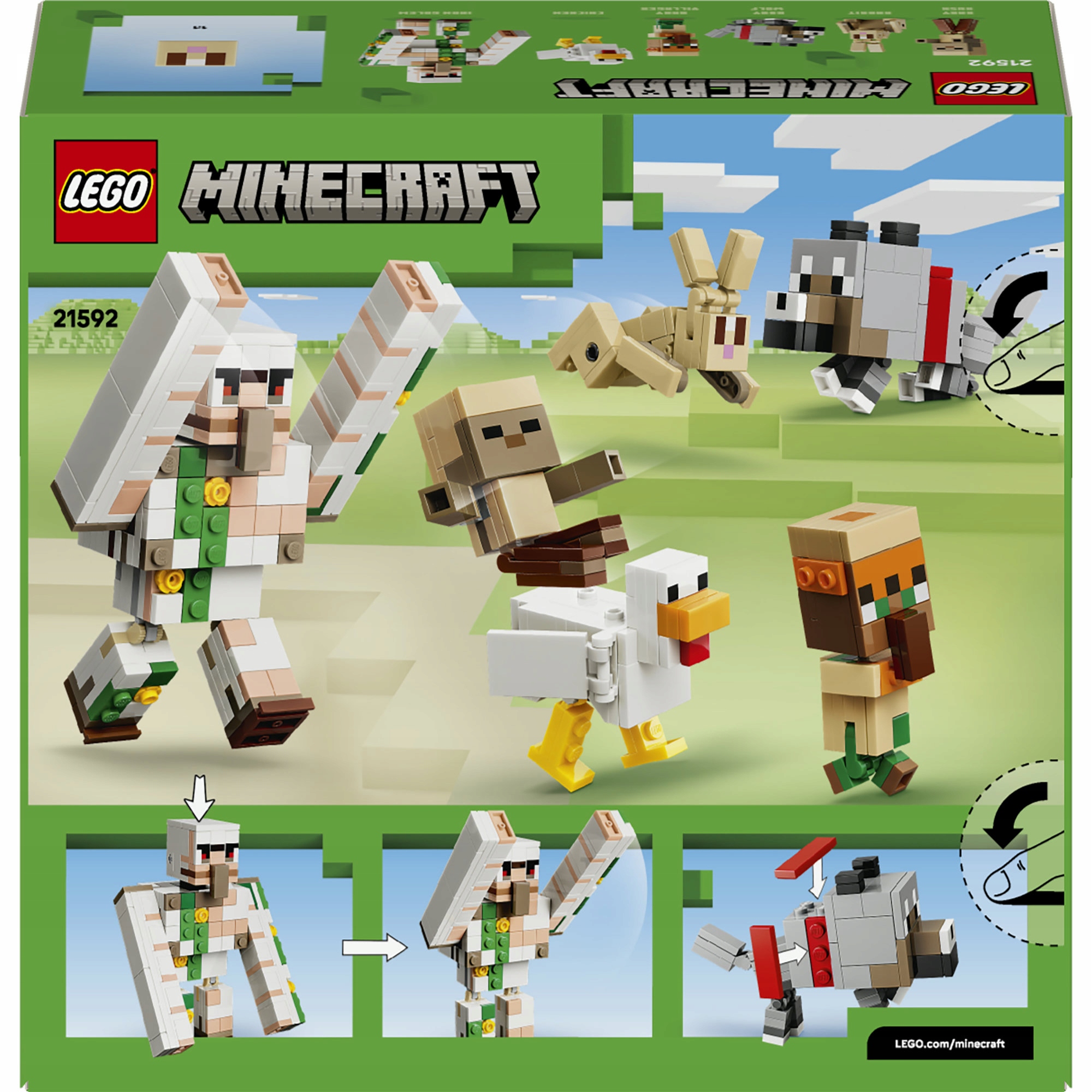Lego Minecraft 21592 Kuřata v pouštním útoku