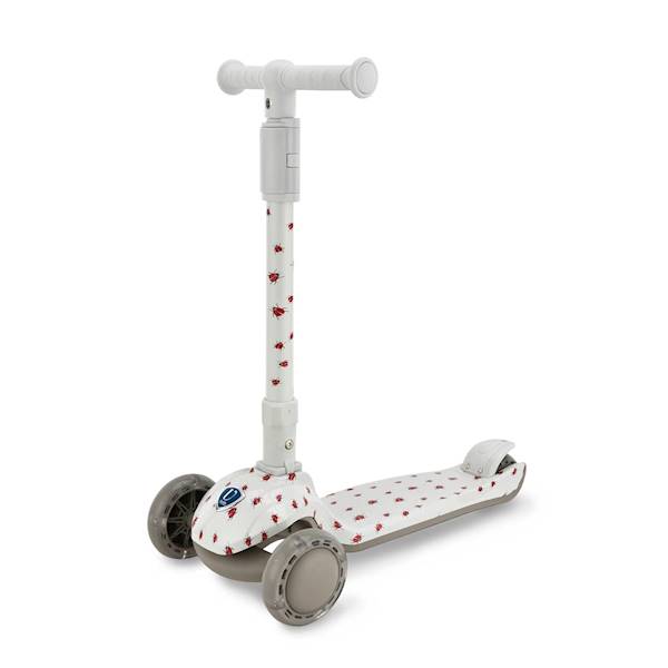 Hulajnoga dziecięca w biedronki trójkołowa Składana Regulowana Koła Led