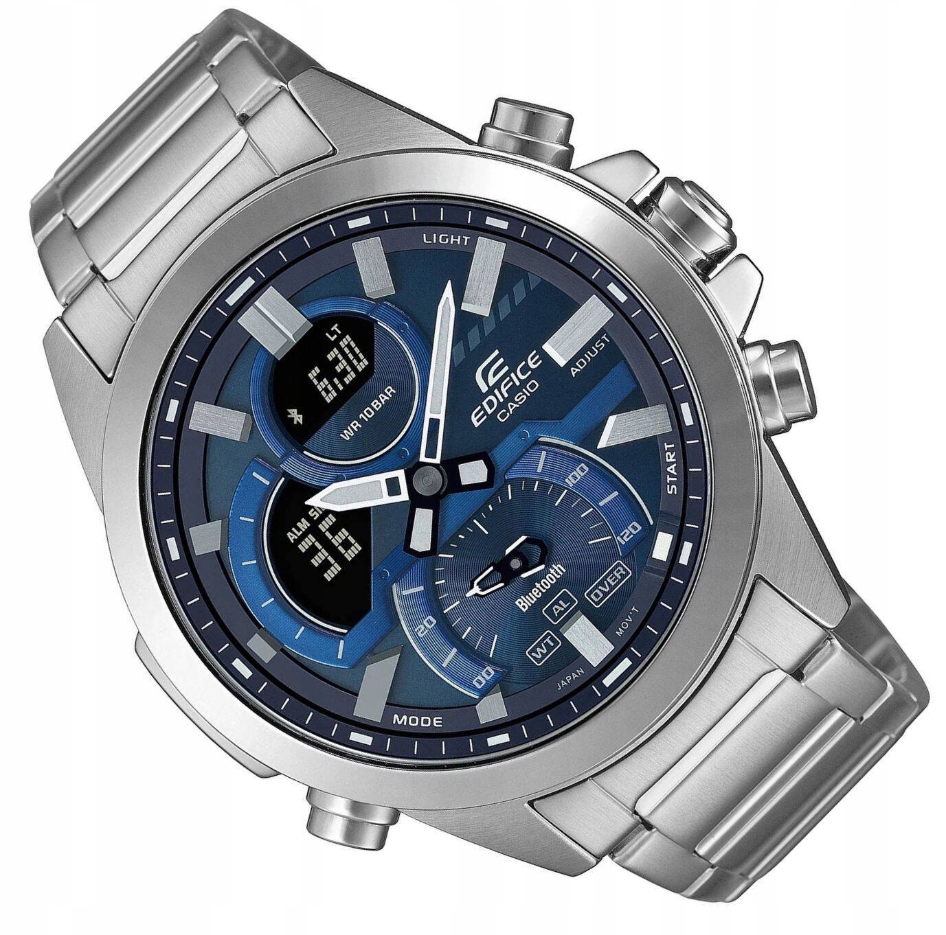 Pánské Sportovní Vodotěsné Hodinky Casio Edifice Bluetooth ECB-30D -2AEF