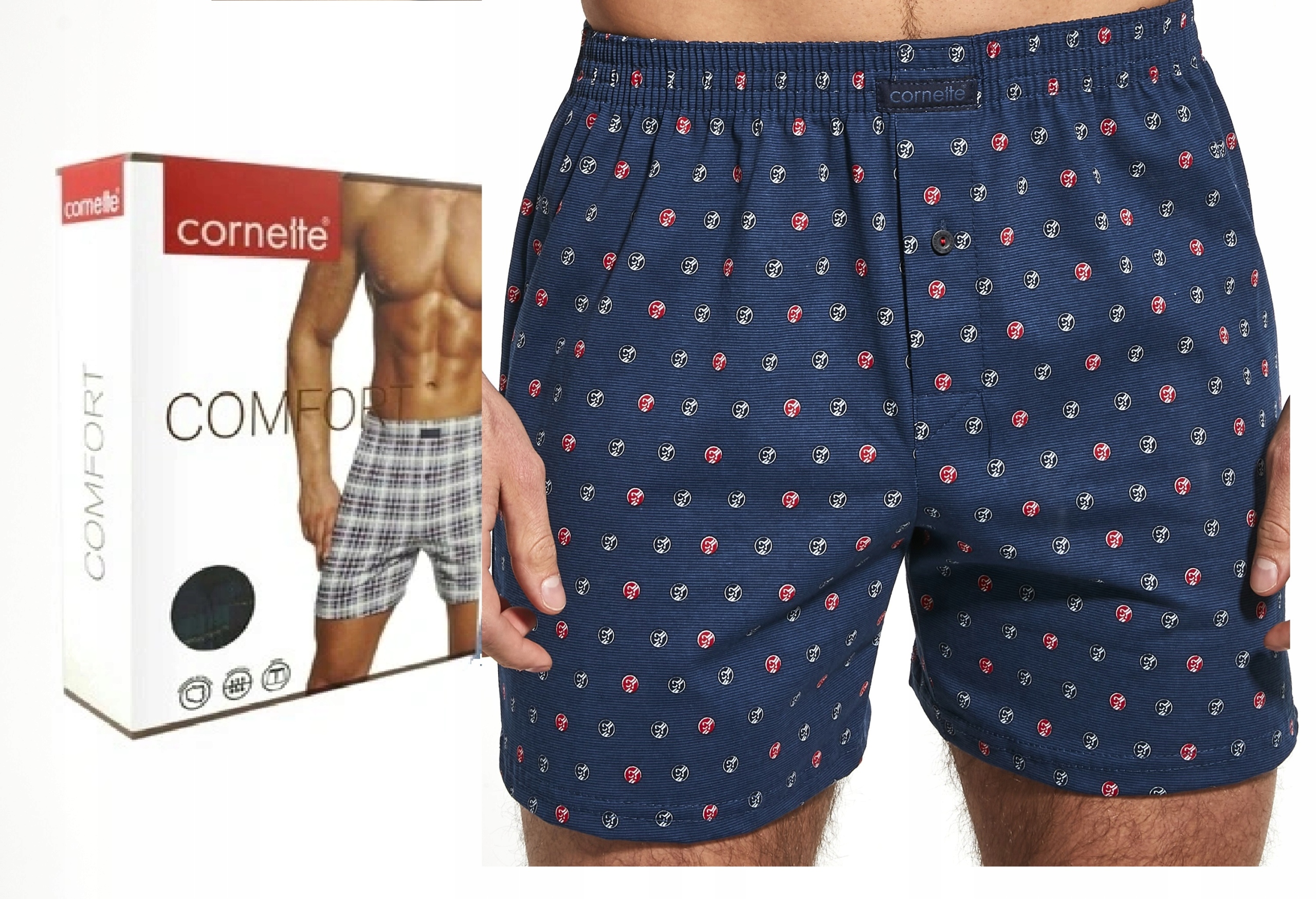 

Bokserki luźne Męskie Cornette Comfort - r.M