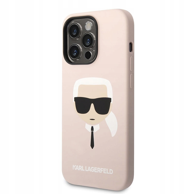 Karl Lagerfeld Silicone Ikonik Karl`s Head MagSafe Pouzdro pro iPhone 14 Pro