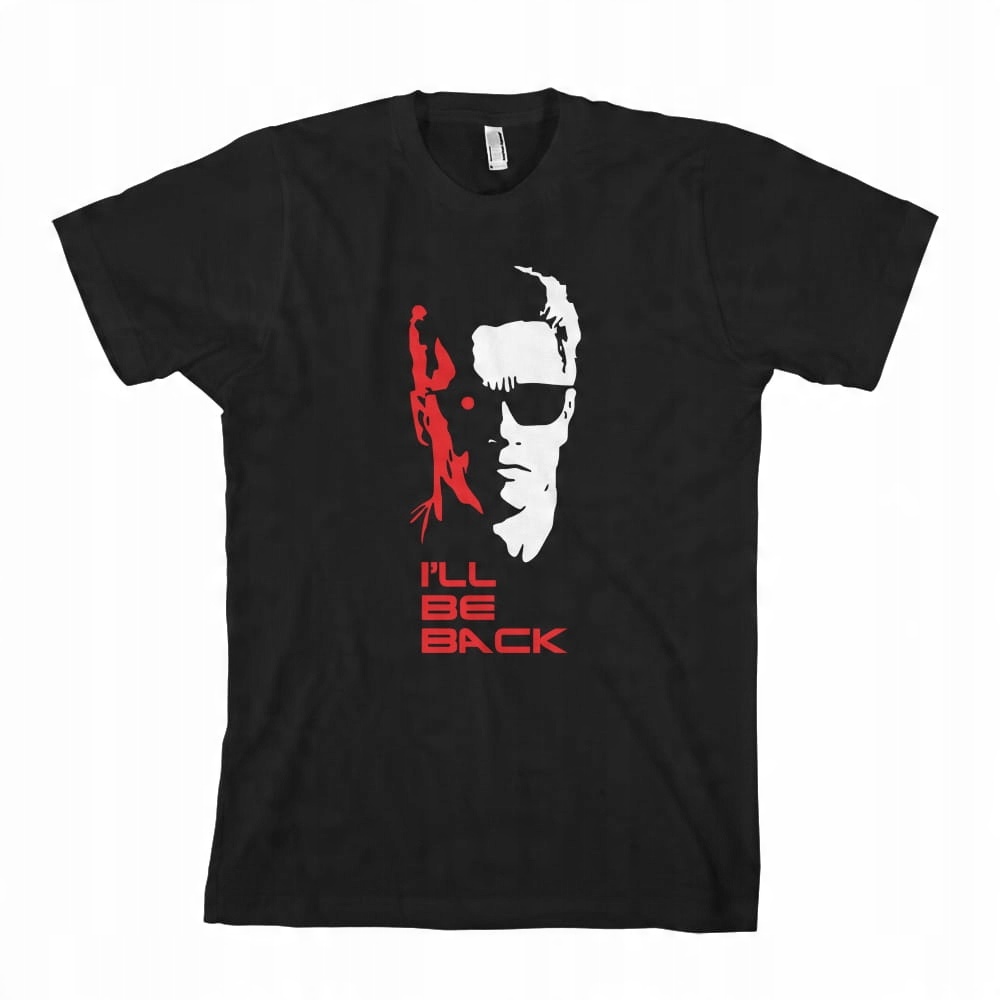 

I'LL Be Back #terminator Arnold koszulka męska