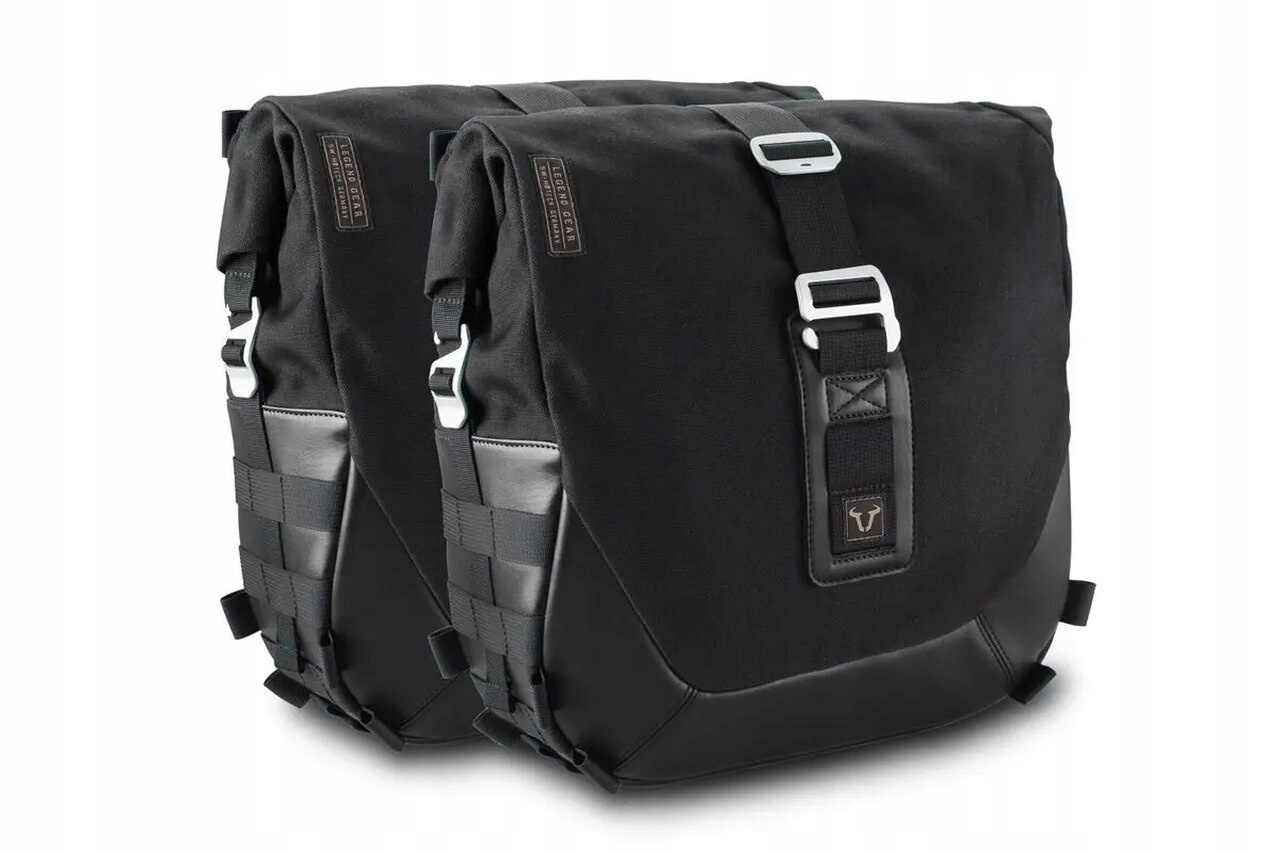 Sada bočných vreciek s roštami Sw-motech Legend Gear LC2 Side Bag Black
