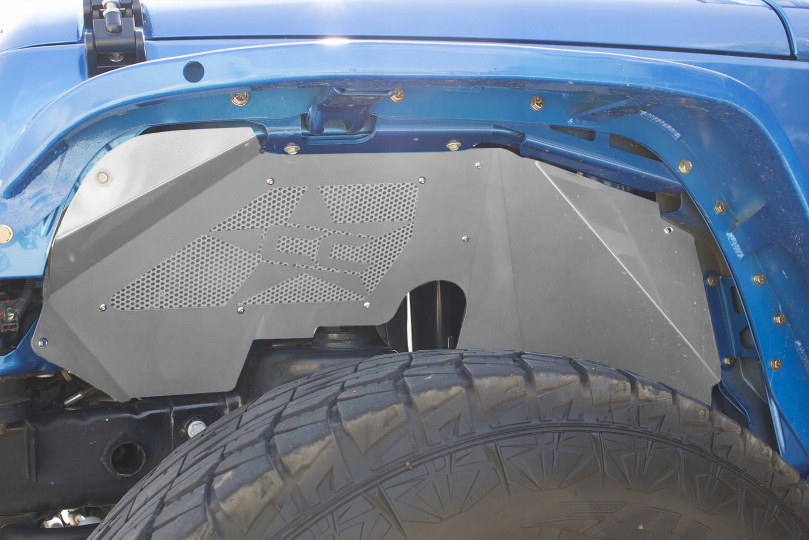 JEEP WRANGLER JK ALUMINIOWE WEWNĘTRZNE NADKOLA Producent części Inny