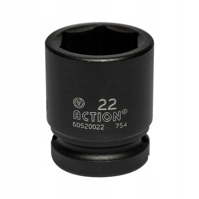 

Nasadka Udarowa 1/2 22mm 6 kątna Action