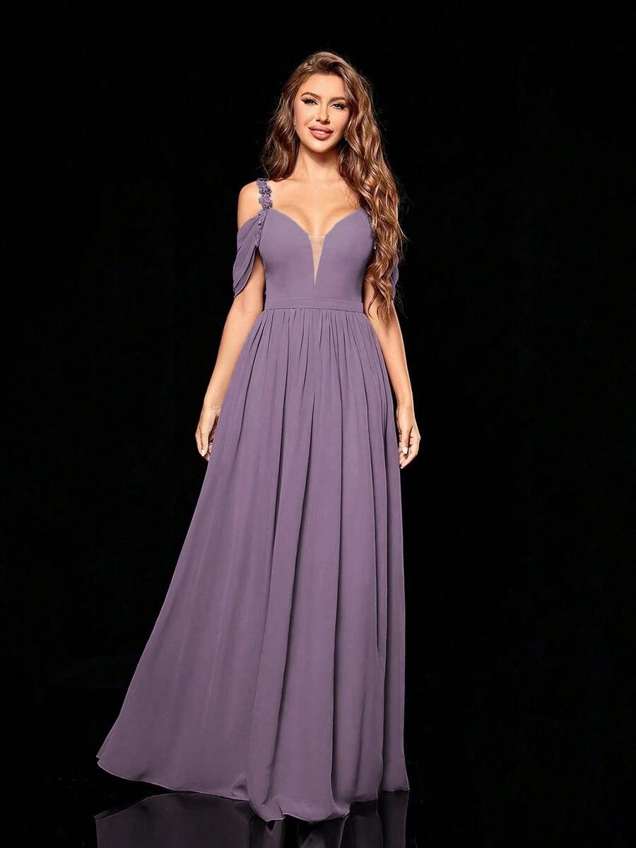 WC26304 Shein Šaty Sukně Na Svatební Hostina Elegantní Krajka (11) XL