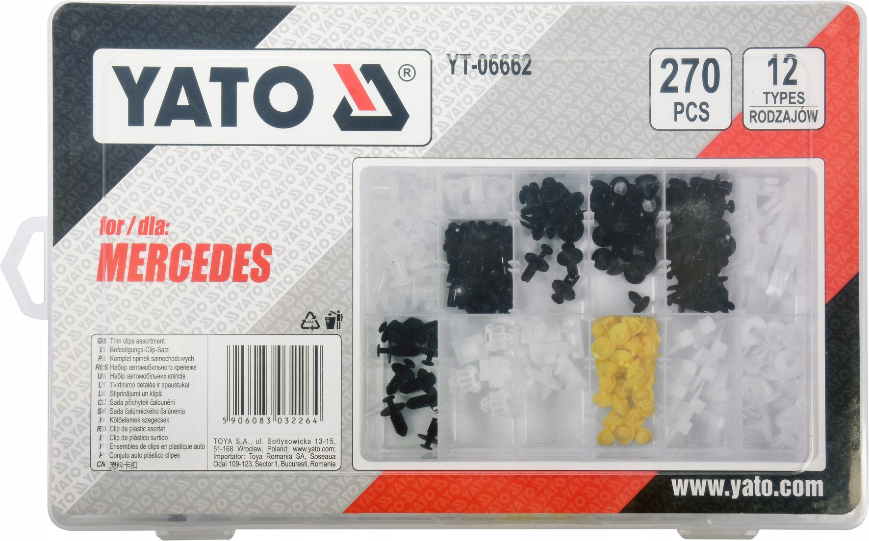 

Yato Komplet Spinek Sam.mercedes 270 Szt YT-06662