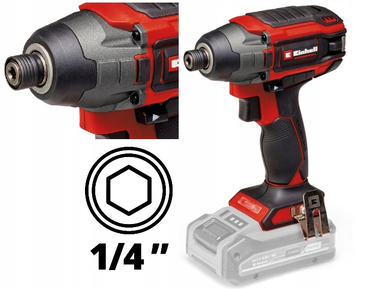 Einhell Rázový Uťahovák Tp-ci 18/220 Li Bl – Solo 4510085 Bez Aku