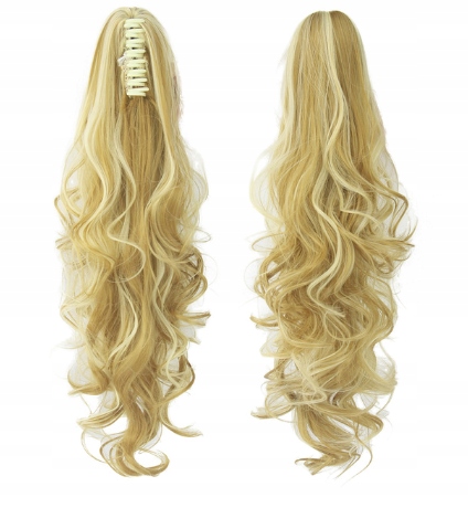 KITKA WŁOSY NA SPINCE PASEMKA BLOND 60 CM 463