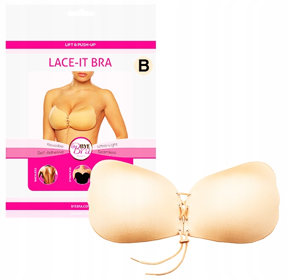 

Bye Bra Lace-it Cielisty - Rozmiar B - Biustonosz