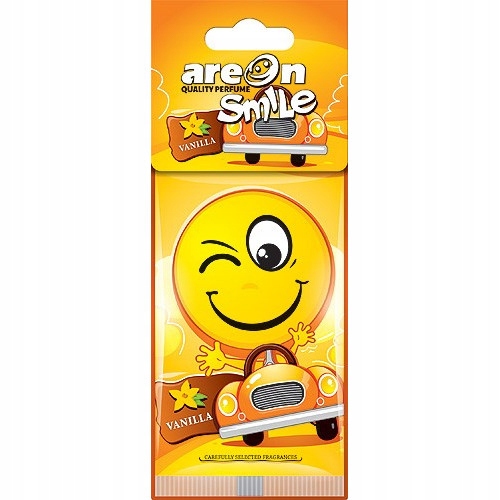 

Areon Smile zapach zawieszka samochodowa Vanillia