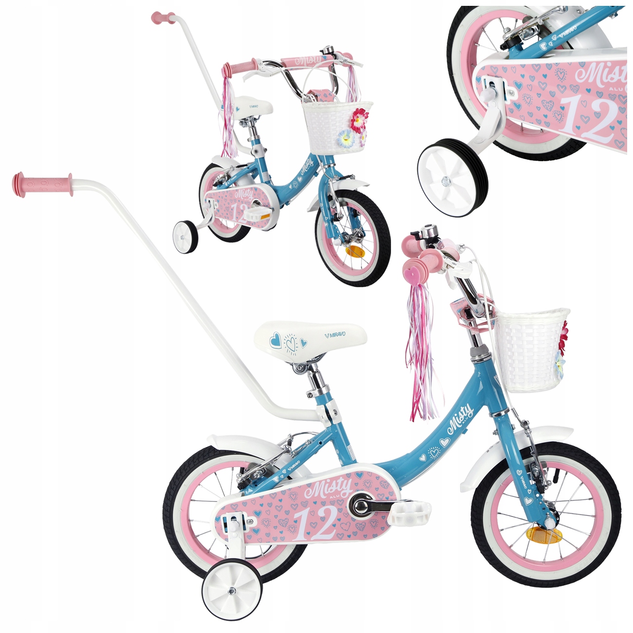 Rowerek Dziecięcy 12 Cali Miravo Rower Alu Dla Dziewczynki Prowadnik
