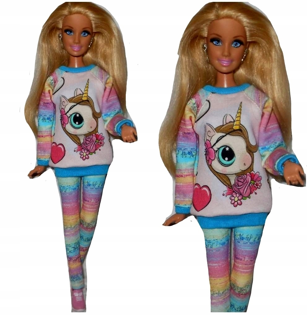 

Ubranka dla lalek Bluza i getry