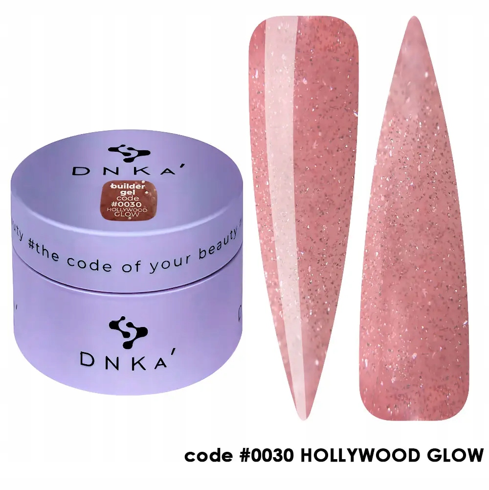 Stavební gel DNKa' Builder Gel #0030 Hollywood Glow 30 ml