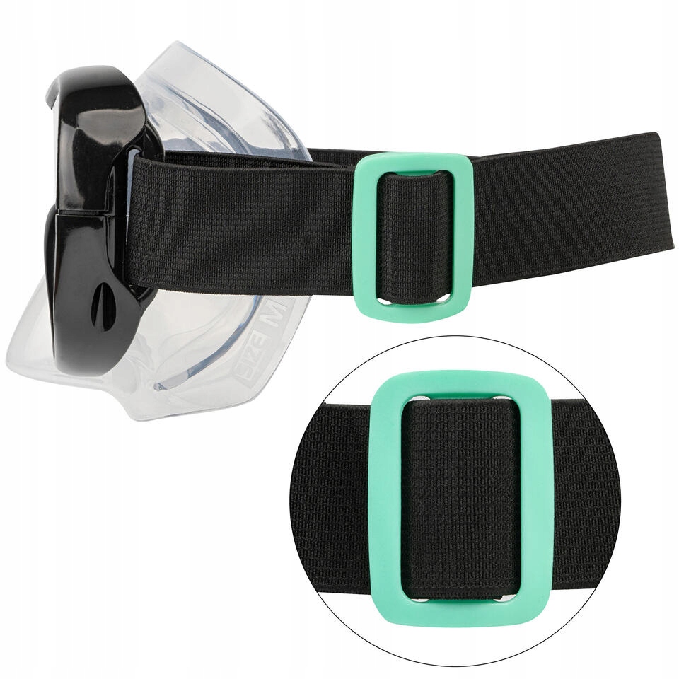 ZESTAW DO NURKOWANIA SNORKELING MASKA FAJKA PŁETWY Kolor dominujący niebieski