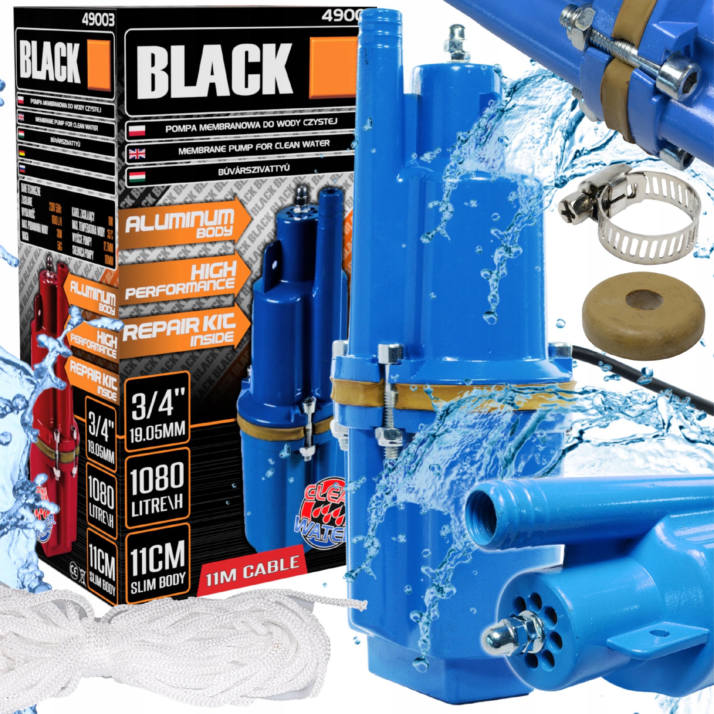 POMPA DO WODY STUDNI NUREK GŁĘBINOWA RUSKA 11m kabel