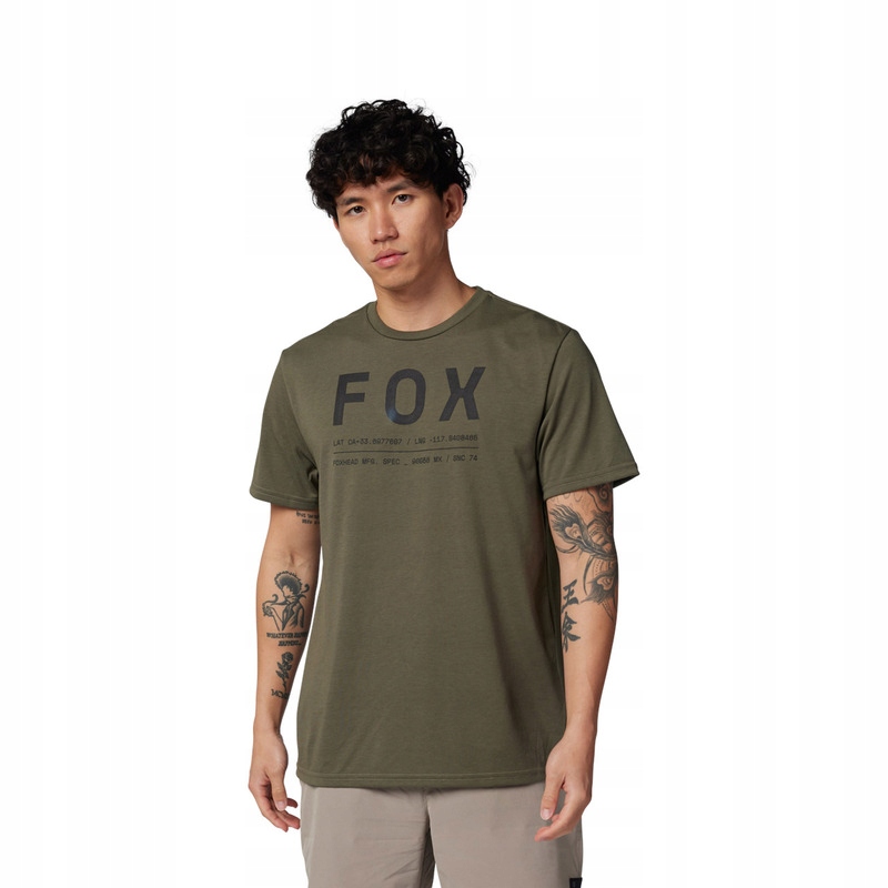 Tričko Technické tričko Fox Non Stop Tech Tee Olive Green vel. L
