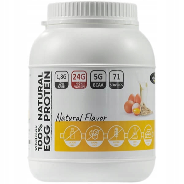 Vitalmax 100% Natural Egg Protein 2000 g albumin, přírodní vaječná bílkovina