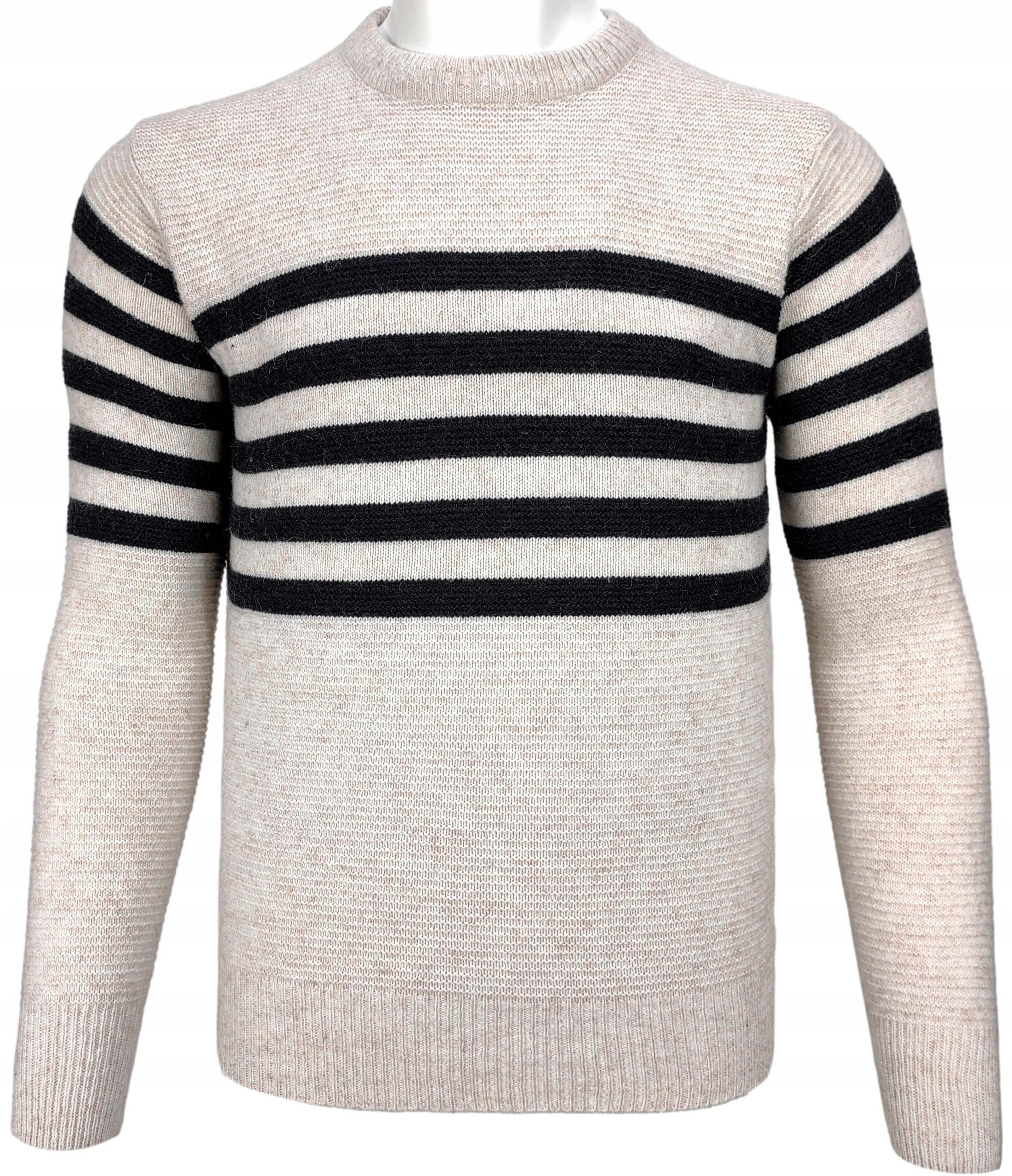 

Sweter męski wełniany W215 ciepły r. L