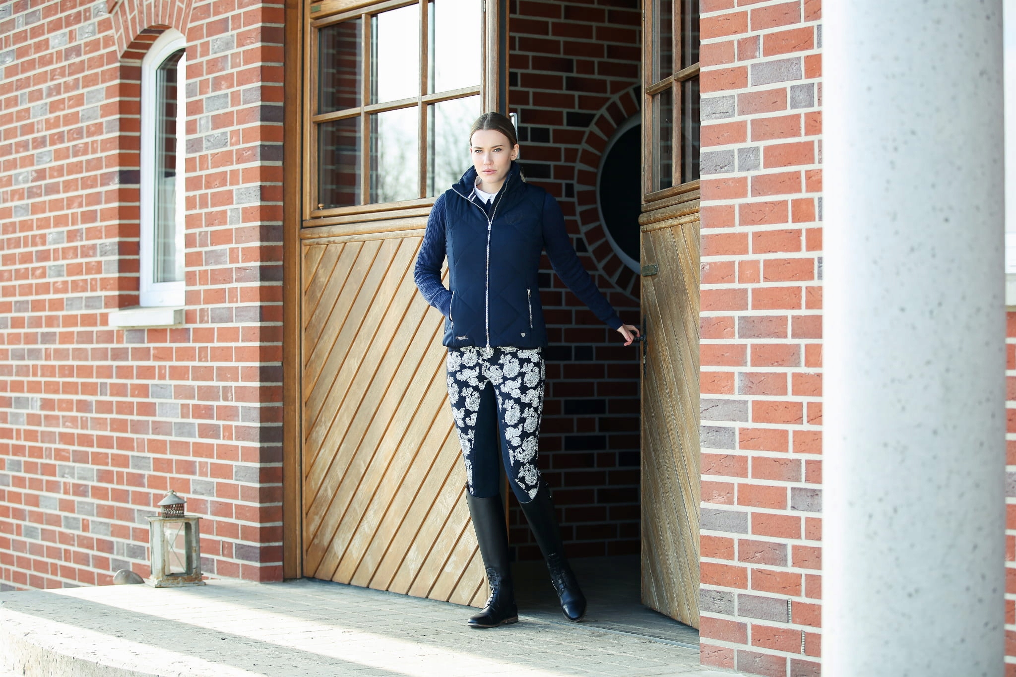 Bryczesy Cara Horze granatowe Easton 36