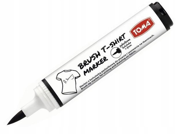 

mazak marker flamaster do ubran tkanin Czarny Grub