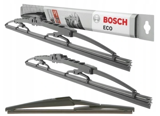 Komplet 3X Pióro Wycieraczki Przód Tył Bosch Renault Clio 2 II