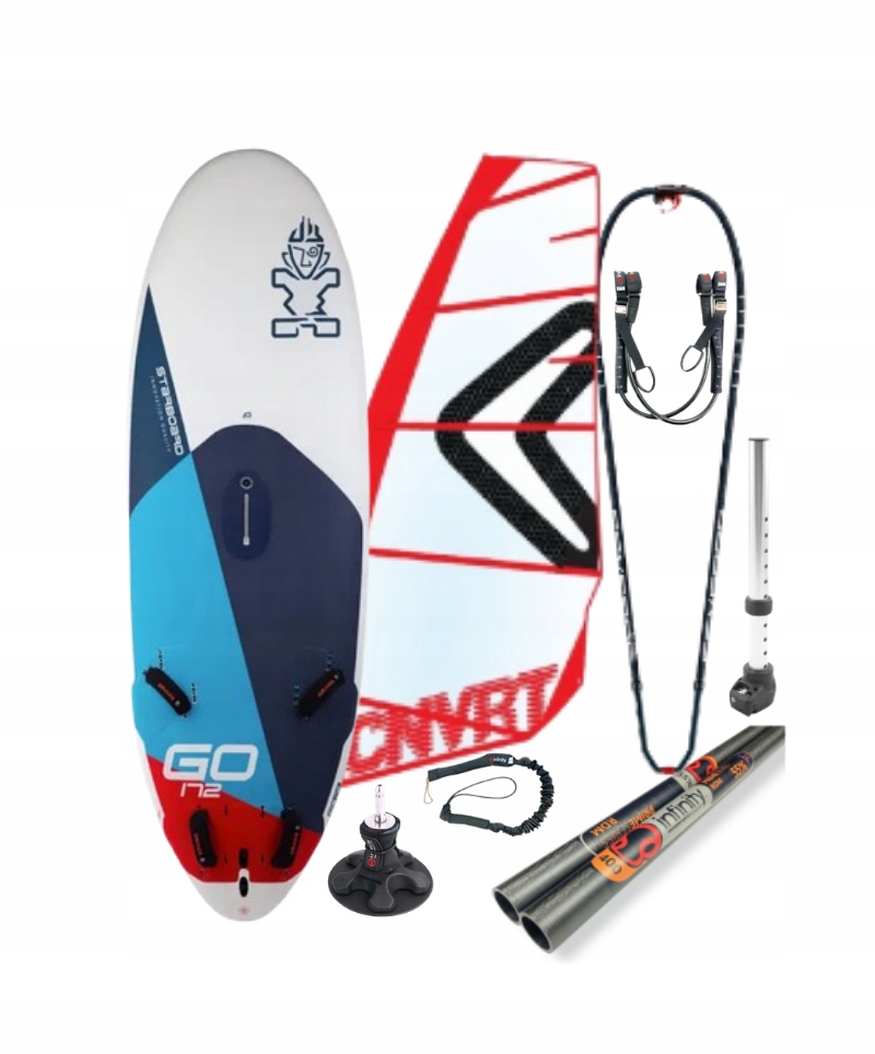 Windsurfingový set Starboard Go 144L Severne Convert 6,0