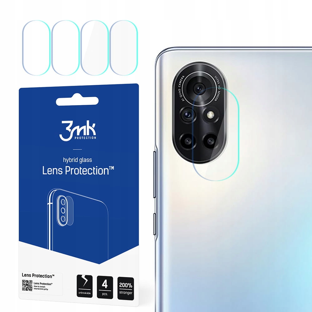 

4x Szkło hybrydowe na aparat do Honor V40 Lite 5G