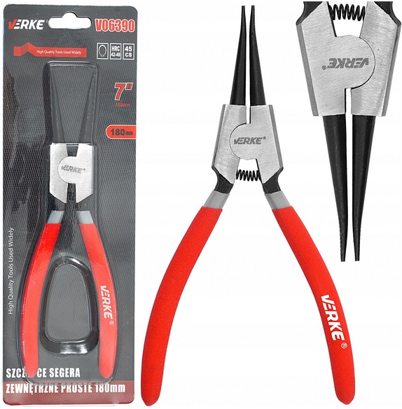 

Szczypce Segera Zewnętrzne Proste 180 MM Verke