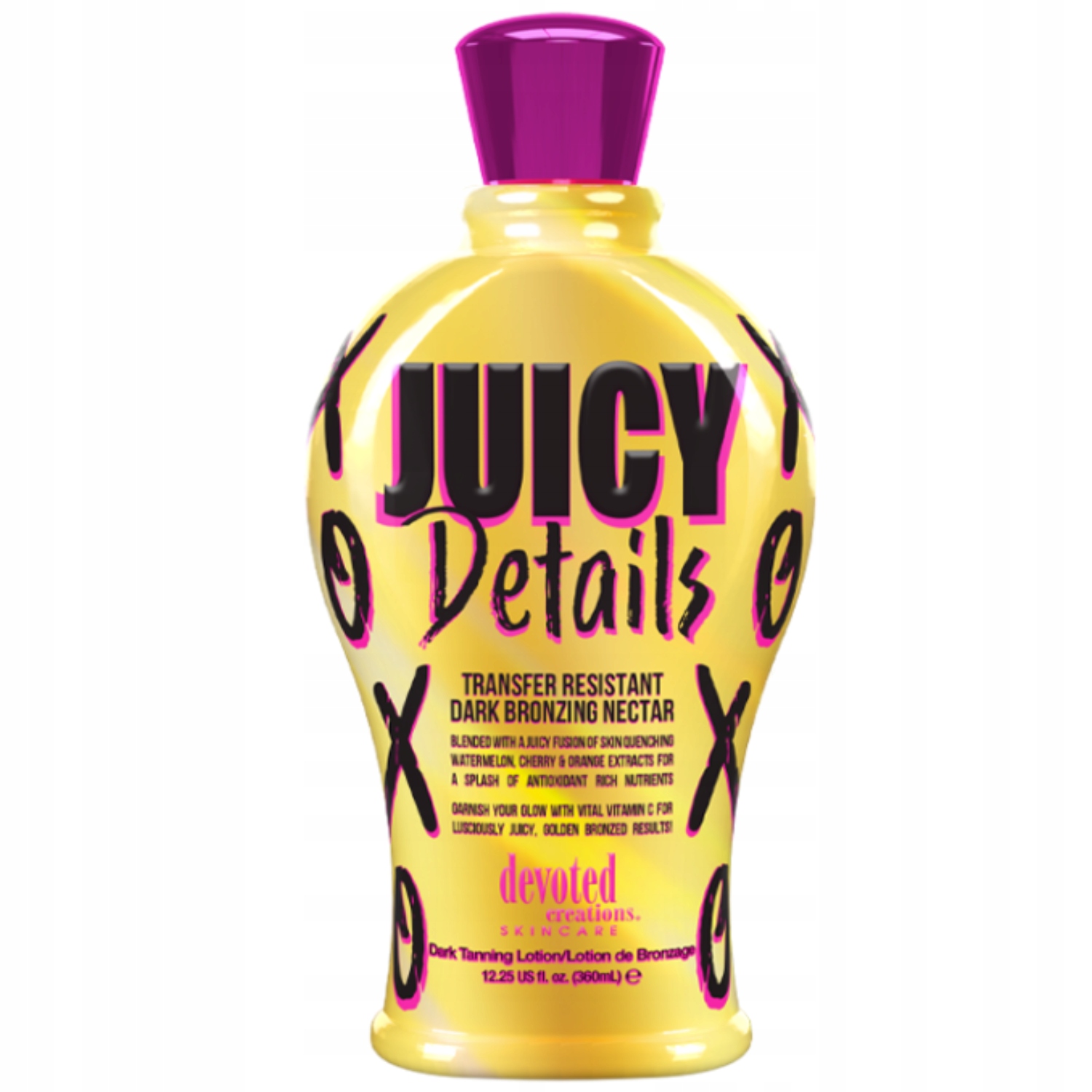 Devoted Creations Juicy Details Tmavý Bronzer na opaľovanie 360ml